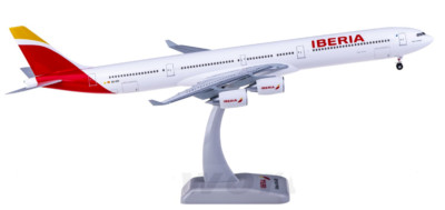 1:200 38CM Hogan IBERIA AIRBUS A340-600 Passenger Airplane ABS    Plastic Model