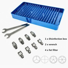 Nano fat filter set Fat grafting vacuum converter with Sterilization box