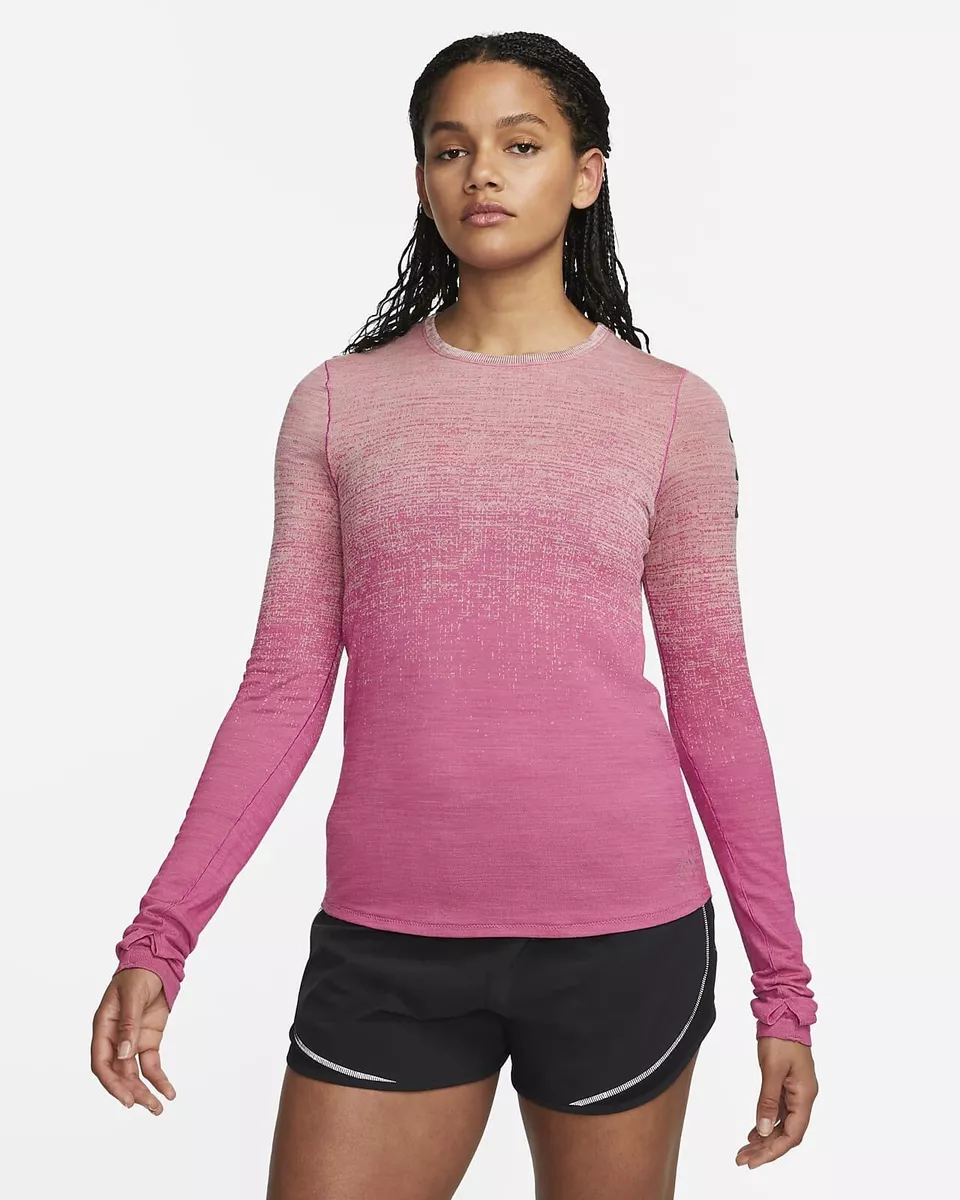 Nike Dri FIT ADV Run Division Women s Long Sleeve Running Top Sz S