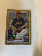 2020 Bowman Chrome Prospects Yellow Refractor /50 Forrest Whitley #BCP-70
