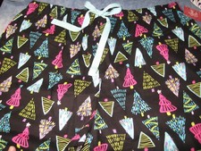 WOMENS FLANNEL PAJAMAS SIZE XLARGE PAJAMA LOUNGE PANTS SLEEP PANTS HOLIDAY NEW