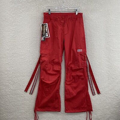 DEADSTOCK 90s Y2K Vintage UFO Cargo Parachute Pant 8 28 DEADSTOCK 90s Y2K Vintage UFO Cargo Parachute Pant 8 28
