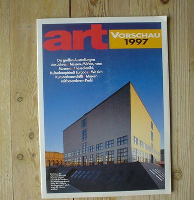 art spezial Vorschau 1997 Ausstellungen Messen Märkte Museen Kunsthalle Hamburg