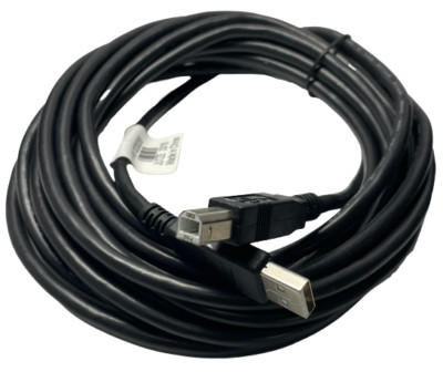 SMART USB A TO B MALE CABLE BLACK 5M