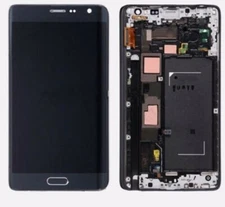 OEM Samsung Galaxy Note4 Edge LCD Screen Digitizer + Midframe w/Shadow - Black