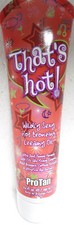 THATS HOT HOT TINGLE ULTRA DARK BRONZER TANNING BED LOTION BY PROTAN RARE 