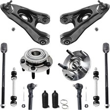 12pc Front Lower Control Arms Wheel Bearings Hubs For 1994-2004 Ford Mustang