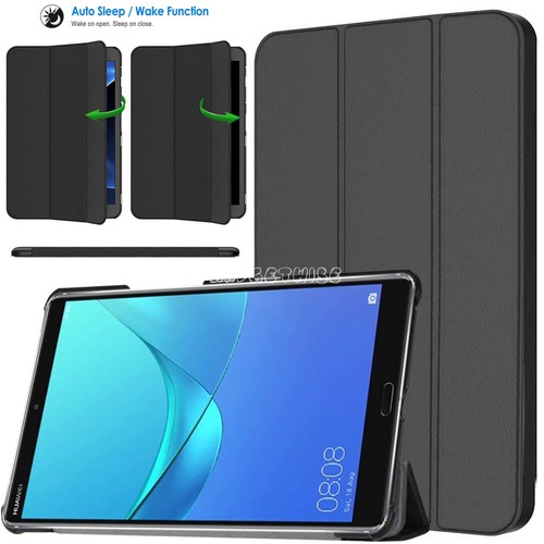 Smart Case Flip Magnetic Stand Cover Fits Huawei MediaPad M5 8 (8.4" Inch) 2018 - Picture 2 of 14