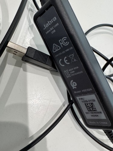 Jabra Biz 1500 Duo - Profesjonalny przewodowy zestaw słuchawkowy UC - Zdjęcie 2 z 2