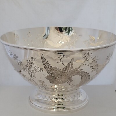 Rare Massive Sterling TIFFANY & CO 12pc Punch Bowl Set w/ Cups
