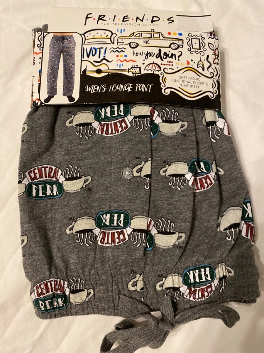 FRIENDS Central PERK Ross Rachael Chandler New MEN S Pajama Sleep LOUNGE Pant