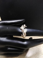 925 Sterling Dolphin Ring by Kabana Size 6.5 5.4 Grams