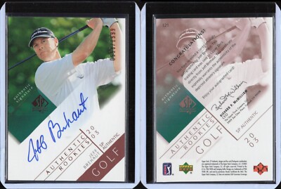2003 Upper Deck SP Authentic Autograph Auto Rookie #121 Jeff Brehaut  /1999