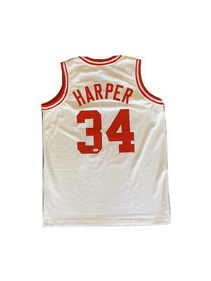 Ron Harper Signed Miami Ohio RedHawks (Away White) Jersey PSA/DNA