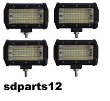 4x Fari Luci Combo Profondità Lavoro 12/24V 90W IP67 6000K Moto Barca Trattore 