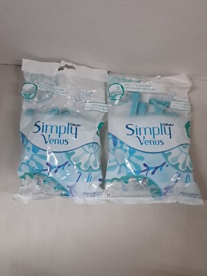 Gillette Simply Venus Razors 18 Count Total (2 Packs Of 9) Free Shipping NEW
