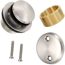 Tip Toe Bathtub Tub Drain Assembly Conversion Kit, All Brass Construction