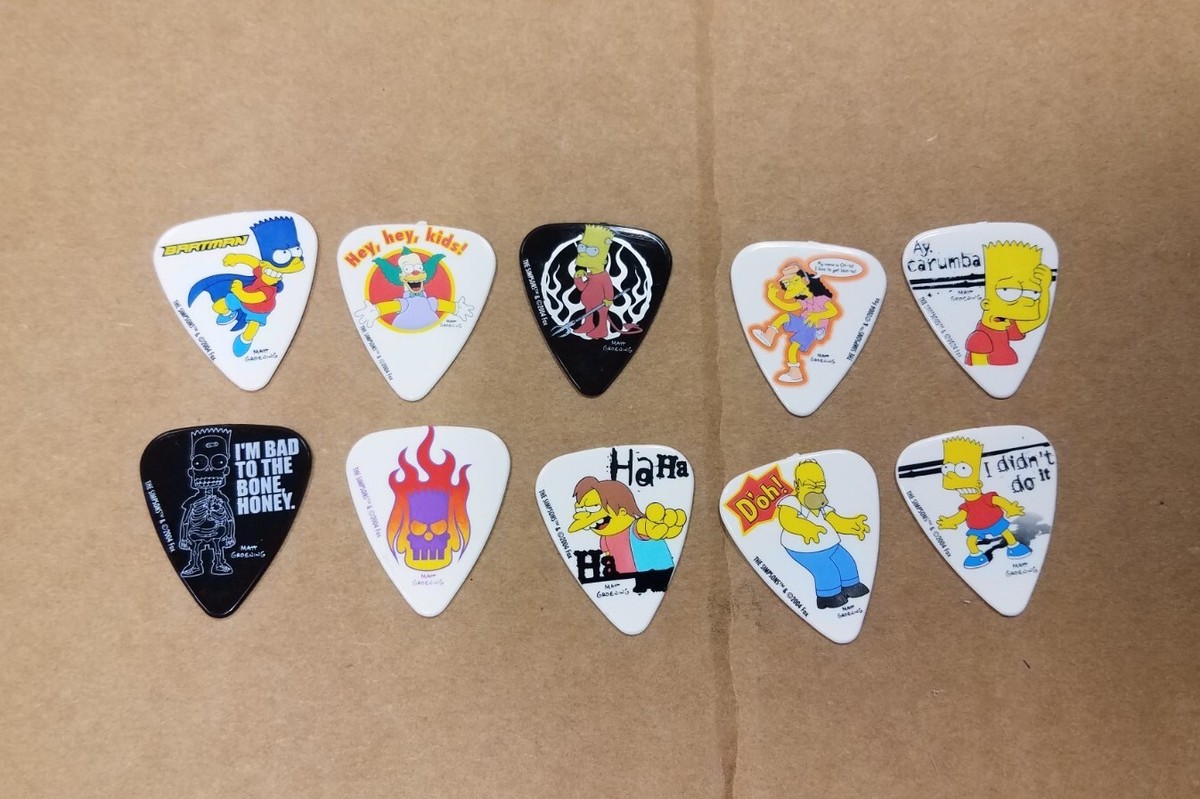 コレクション Bradley Will Simpson Guitar Pick Lot of 10 The Simpsons Licensed Guitar Picks Pick Series 1 Grover