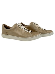 frye gold sneakers