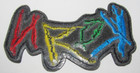 KORN IRON ON PATCH Black Blue Green Yellow Red Embroidered Rock n Roll — photo 2