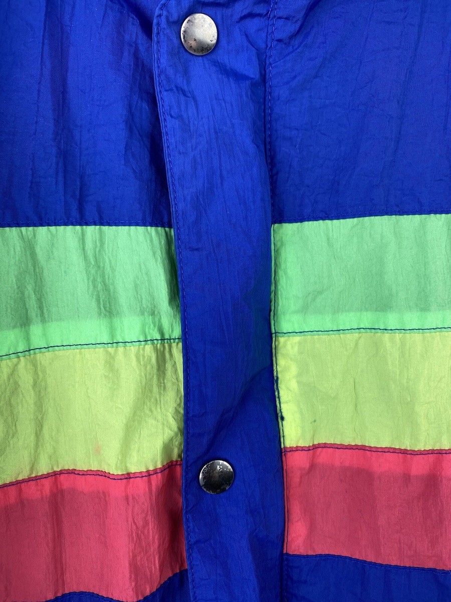 Vintage SOS Sportswear Of Sweden Neon Ski Jacket Size 16 | eBay