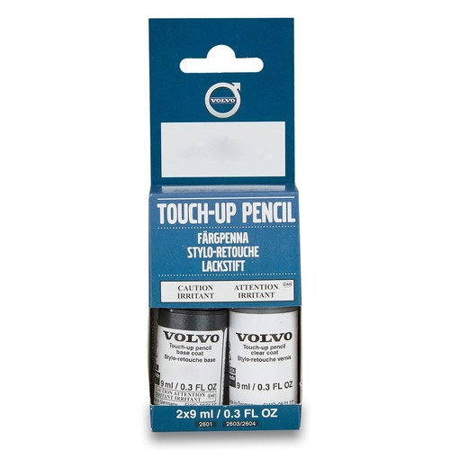 New Genuine Volvo TouchUp Paint With Clear Coat 452 Black Sapphire