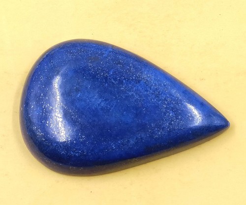Piedra preciosa suelta de lapislázuli azul natural certificada en forma de pera de 283,5 quilates años 25 - Imagen 8 de 8