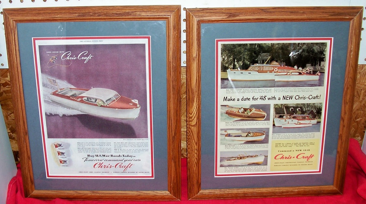 Vintage Chris Craft Sedan Playing Cards Vintage Chris Craft Sedan Playing Cards