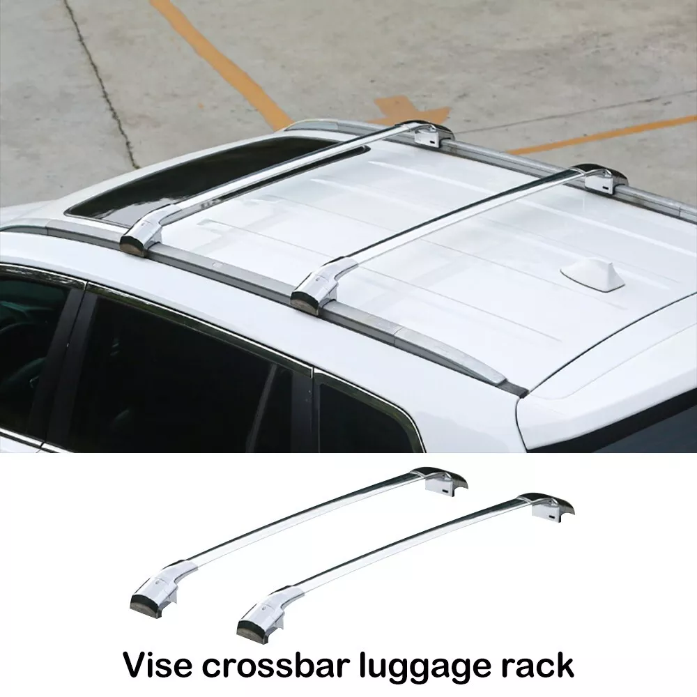 Silver Roof Rail Rack Cross Bars Crossbar Fits For Maserati