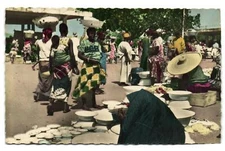 PC TOGO,ATAKPAME, PLACE DU MARCHÉ, Vintage Postcard (b33643)