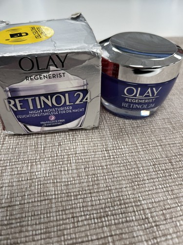 Olay Regenerist Retinol 24 Night Moisturiser ohne Duft 50ml BOX BESCHÄDIGT