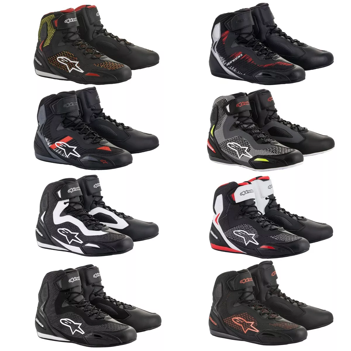 Zapatillas Botas Moto Alpinestars Faster 3 Shoes - Fas Motos