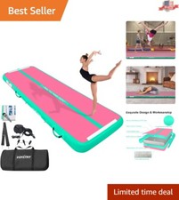Portable Inflatable Gymnastics Mat - 10ft Tumble Track for Everywhere Training