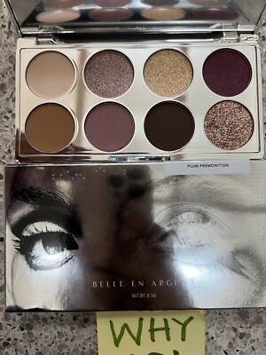 BELLE EN ARGENT Panchromatic Eyeshadow Palette PLUM PREMONITION 8-Shades $30