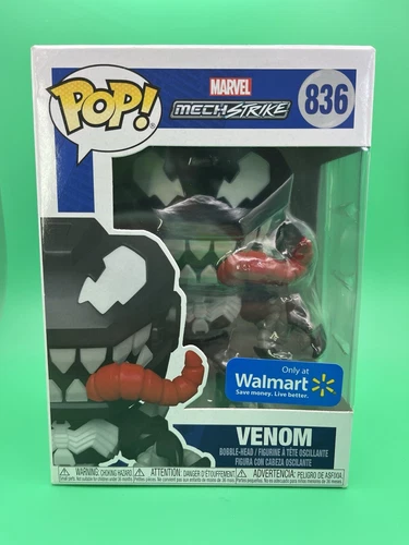 Funko Pop! Marvel Mech Strike Venom 836 Walmart Exclusive Vinyl Figure
