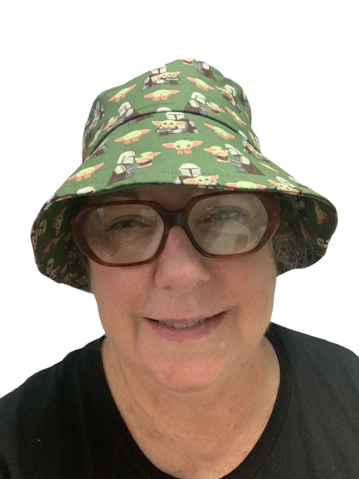 Star Wars Mandalorian Bucket Hat for Men and Women – Adjustable Sun & Rain Handmade NWT-image