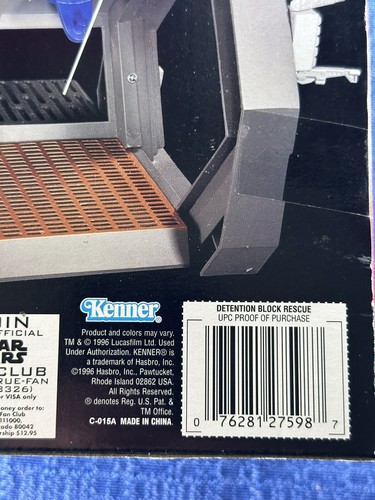 Star Wars: Bloque de Detención Rescate El Poder de la Fuerza 1996 Kenner - Sellado - Imagen 12 de 13