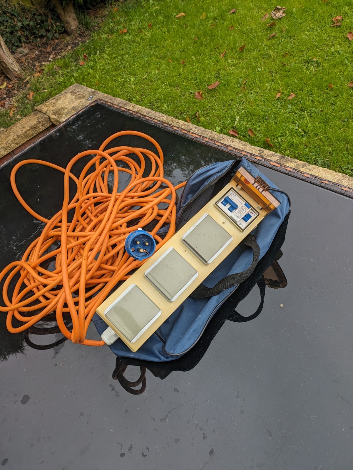 camping electric hook up cable With RCD eBay