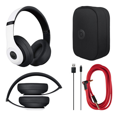 Studio 3 Wireless Headphones Over-Ear Custom Color (White & Black) - Excellent