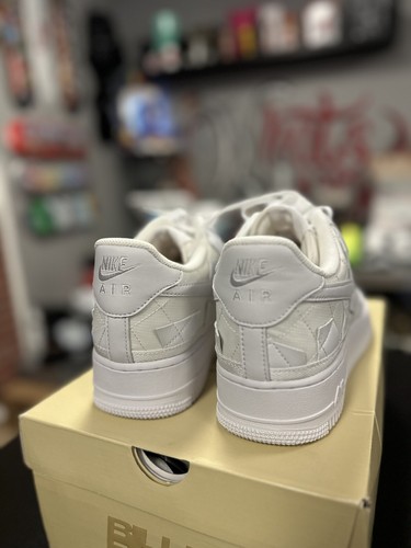 Size 12 -Nike Air Force 1 Low X Billie Eilish Shoes 'Triple White' (DZ3674-100) - Picture 16 of 20