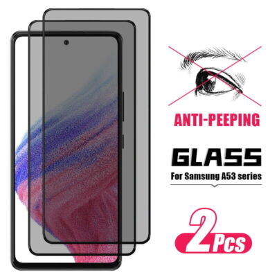 Privacy Tempered Glass Screen Protector For Samsung A05S A15 A25 A24 S23FE A54 