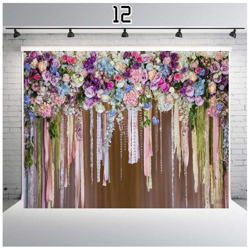 Mariage Photographie Toile de Fond Photo Studio Accessoire Décor 1.5x2.1m - Photo 18/19