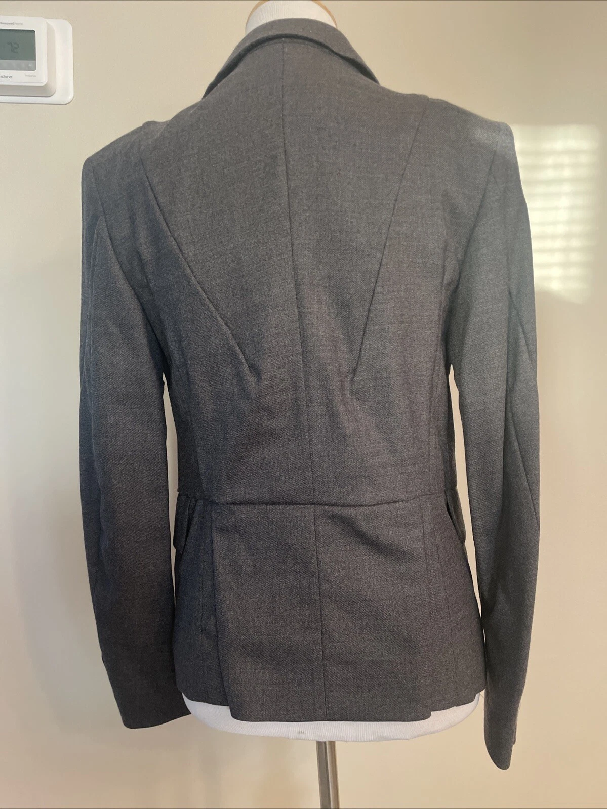 MAISON MARGIELA Giacca blazer donna Maison Martin Margiela x H&M lana cappotto grigio 38 US8 ~S RARO