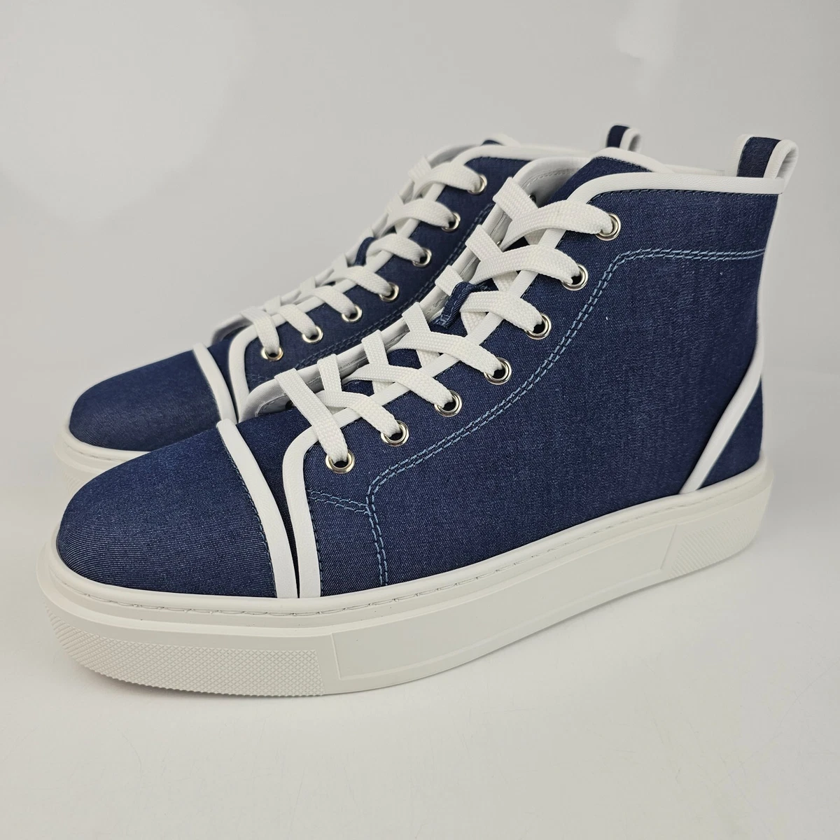 Louboutin hotsell sneaker blue
