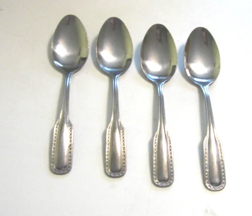 Vtg. MARTHA STEWART PLACE /SOUP SPOONS, MFS15, 6 3/8" long, Stainless