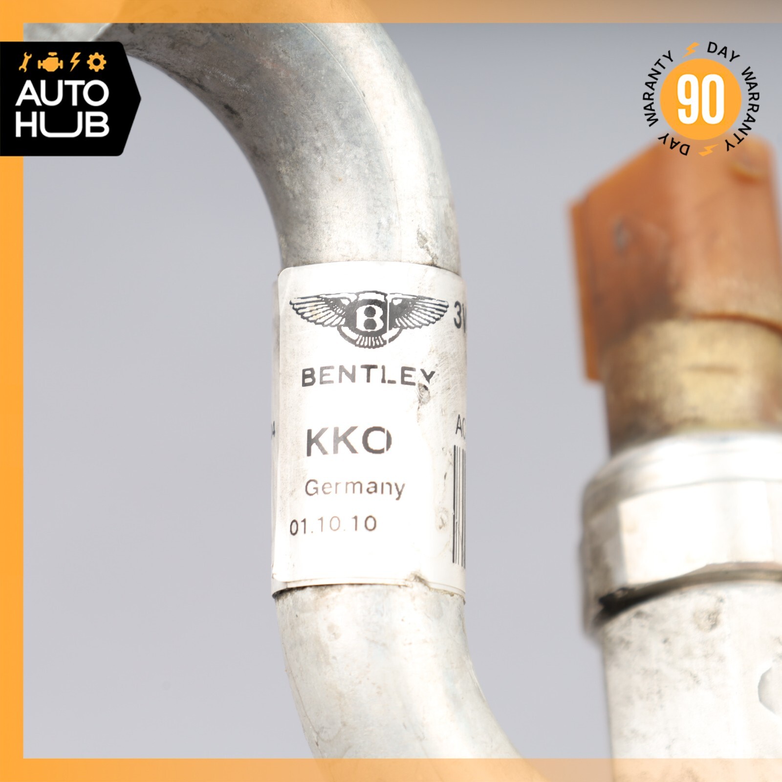 09-14 Bentley Continental GTC GT AC Air Conditioning Hose Pipe Line OEM 59k