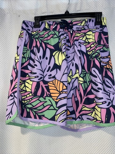 Sovereign Code Elastic Waist Bright Tropical Lined Swim Trunks Board Shorts Sz S - 第 1/11 張圖片