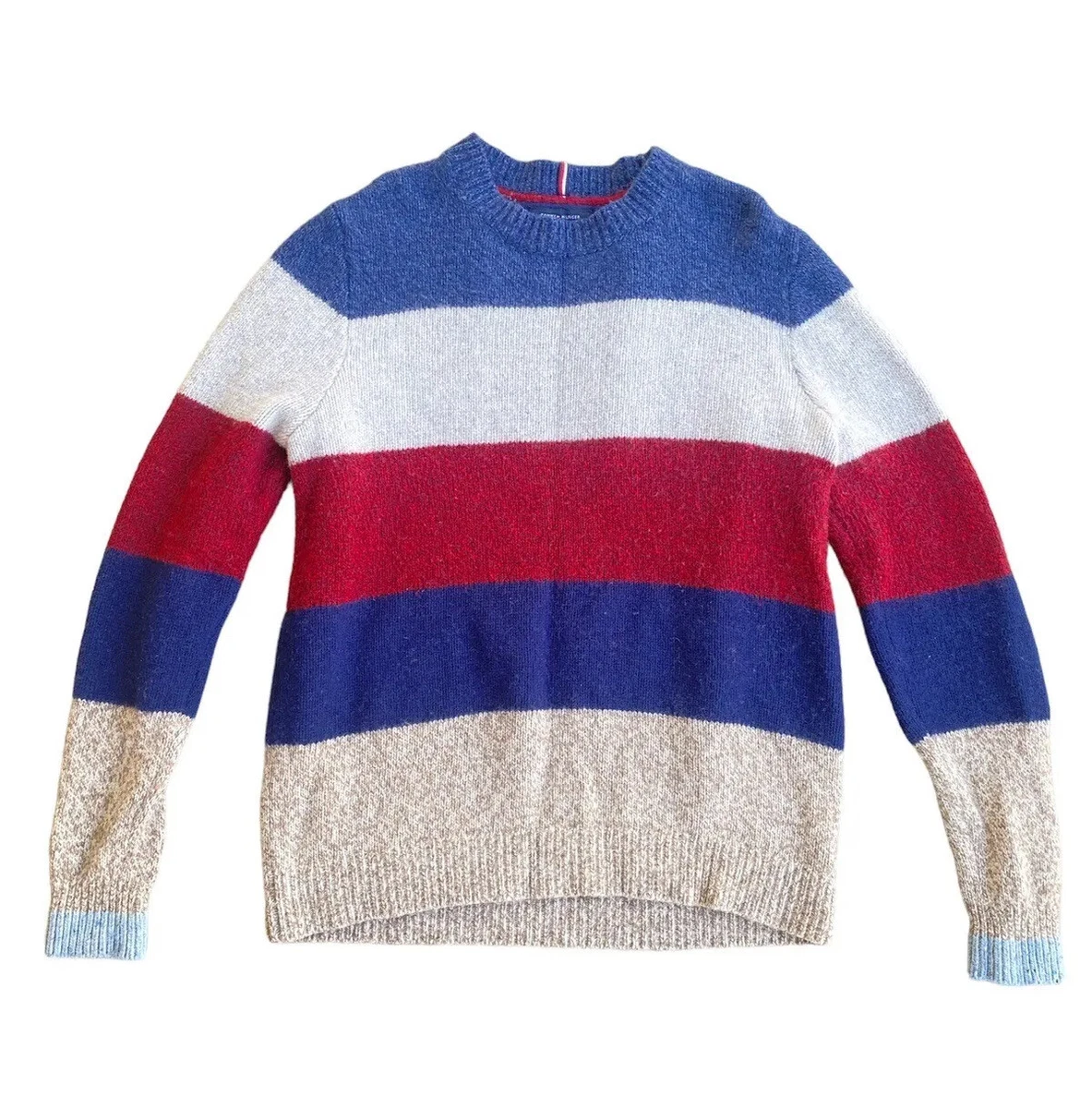 Tommy Hilfiger Luxury Blend 77806 Lambswool Pullover Mens Sweater