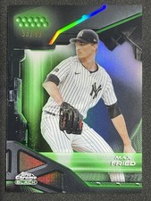2026 Topps Chrome Black Baseball MAX FRIED Green /99