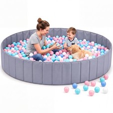 Extra Large Kids Baby Ball Pool 72 x 12 Inch Foldable Toddler Playpen